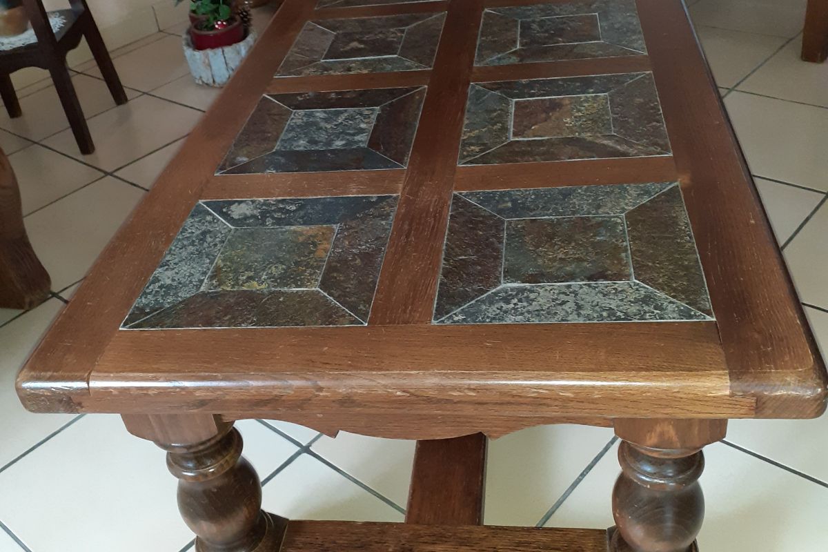 Photo 3 Canapé + 2 fauteuils + table basse