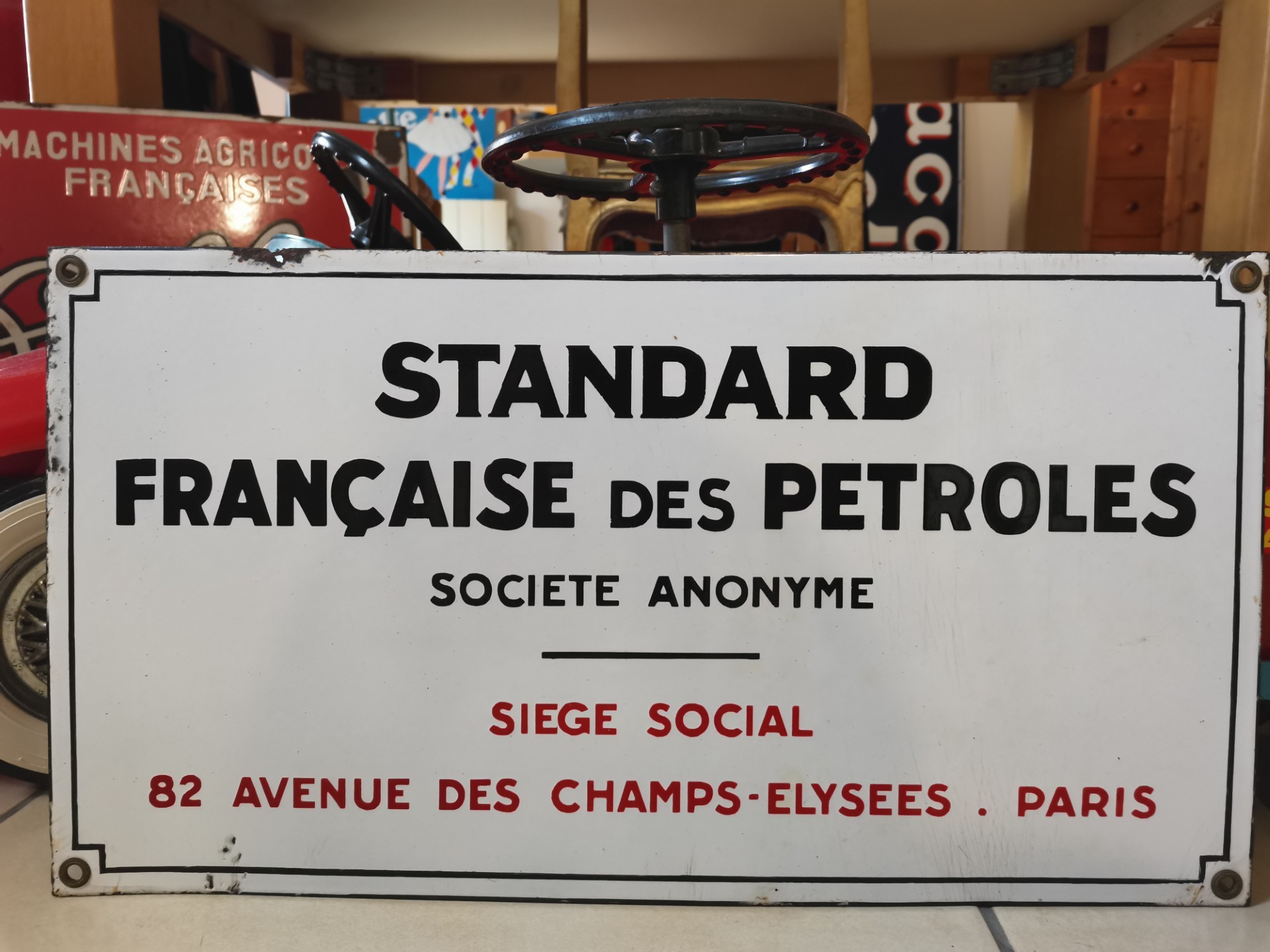 Plaque émaillée