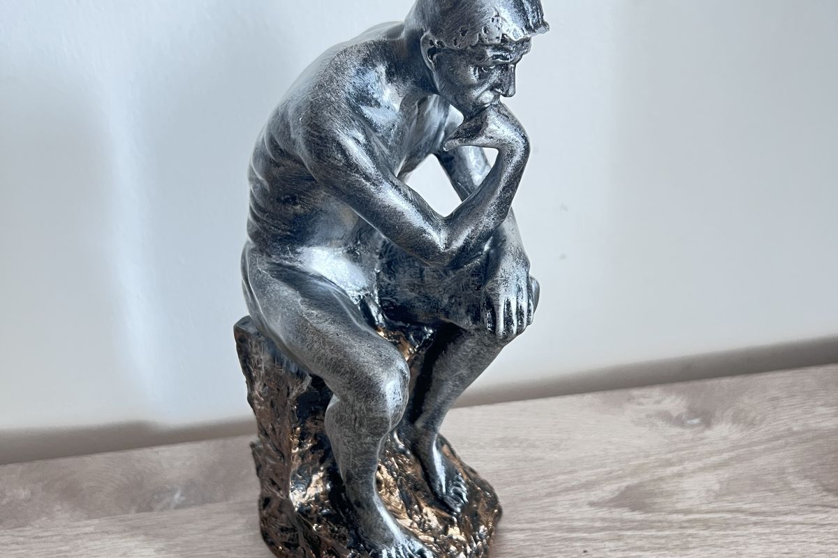 Photo 2 Statuette Le Penseur de Rodin