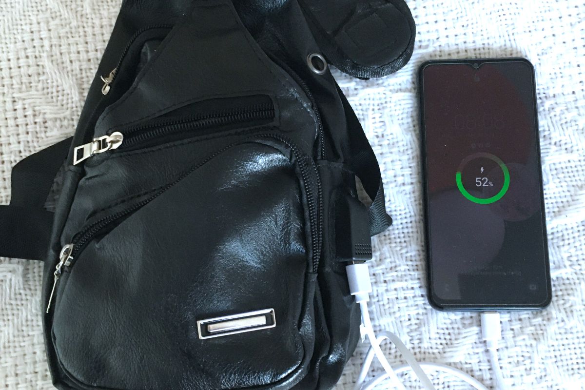 Photo 2 Sacoche, pochette, sac en simili cuir noir