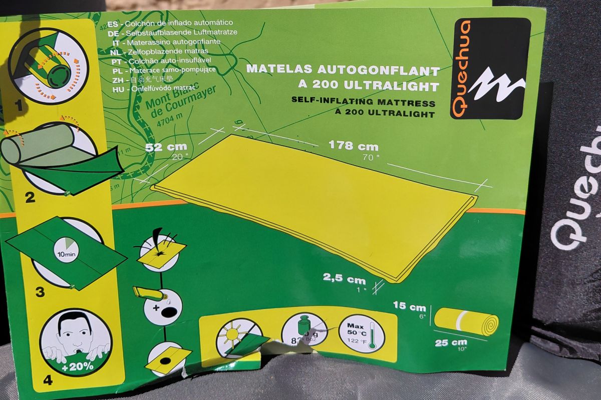 Photo 2 MATELAS AUTO GONFLANT
