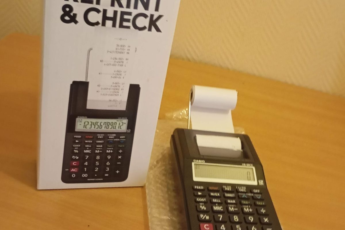 Calculatrice à imprimante Casio 