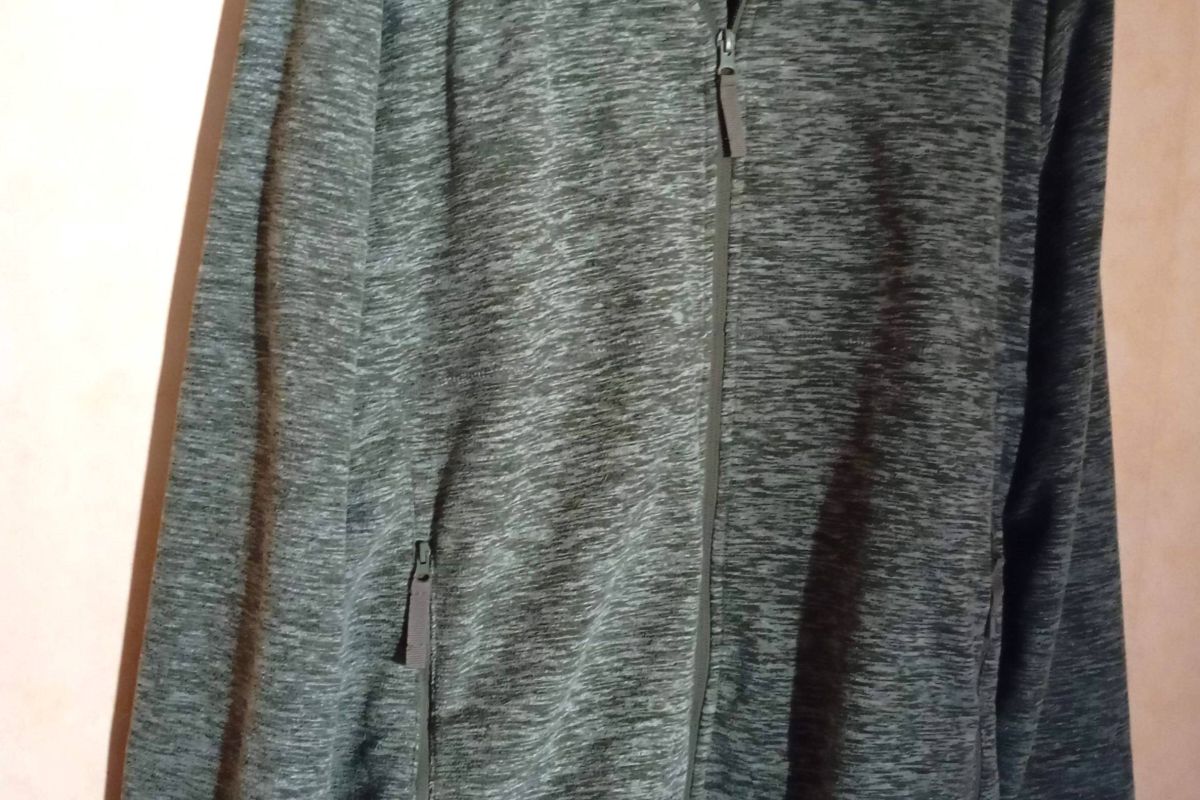 Veste polaire xl fin gris clair 