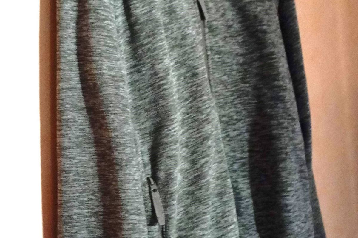 Veste polaire xl fin gris clair 