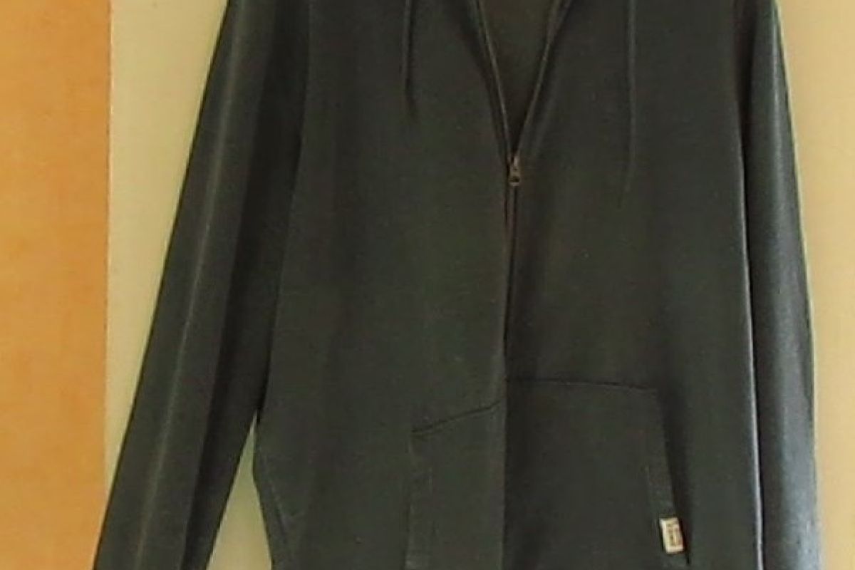 Veste gilet  à capuche bleu marine