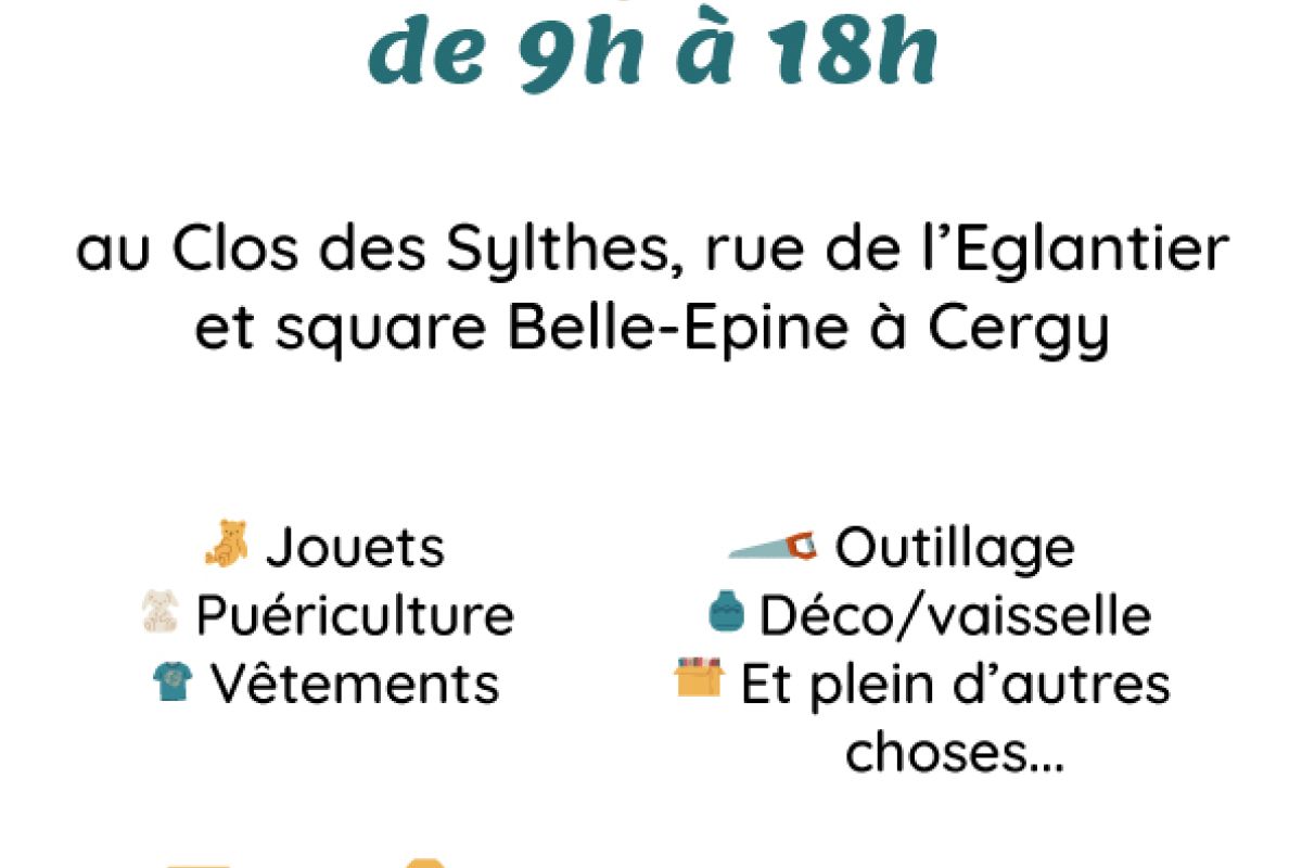Vide-maisons annuel Quartier Belle-Epine 6 & 7 juin