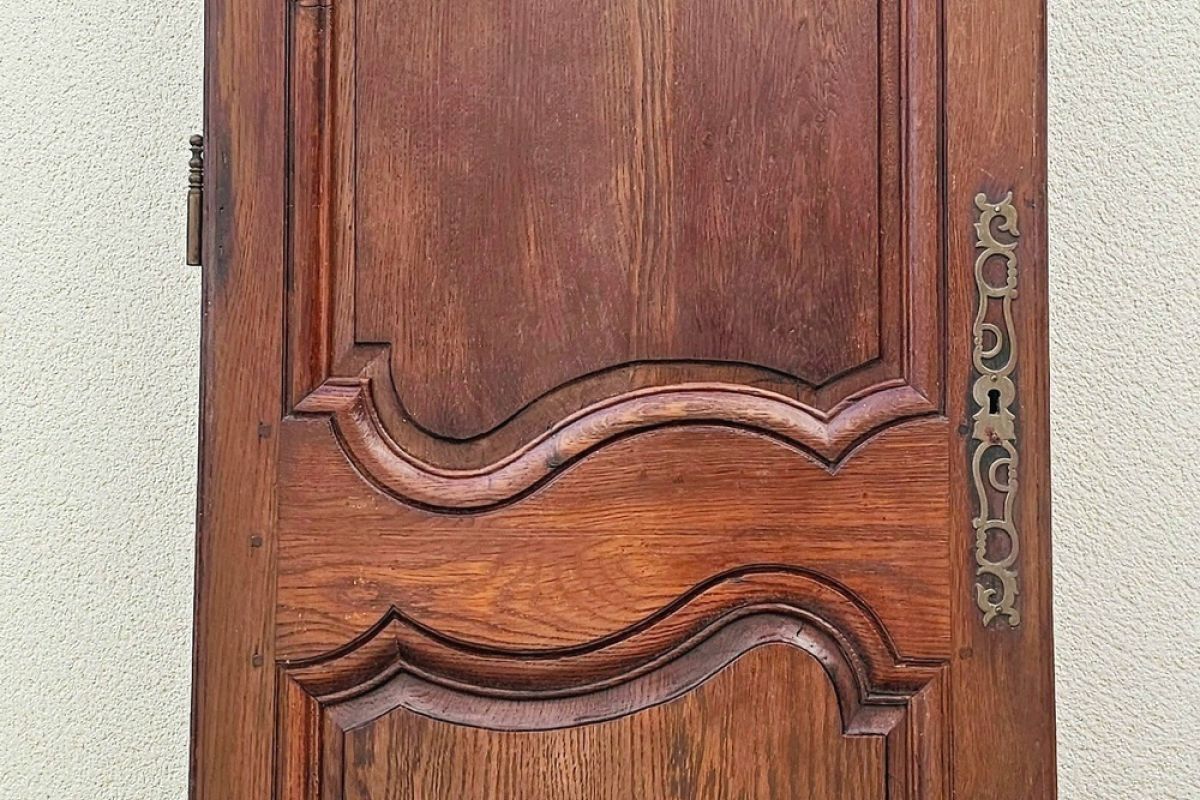 Porte d'armoire de style Louis XV en chêne - Début XXème