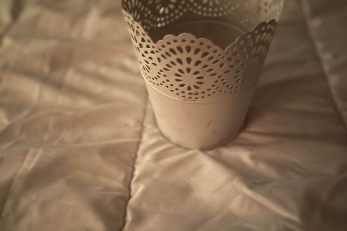 Photo 2 Pot décoratif blanc 