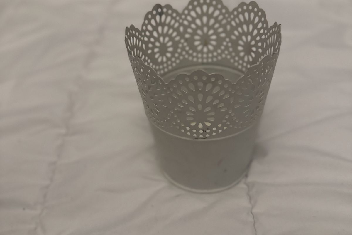 Pot décoratif blanc 