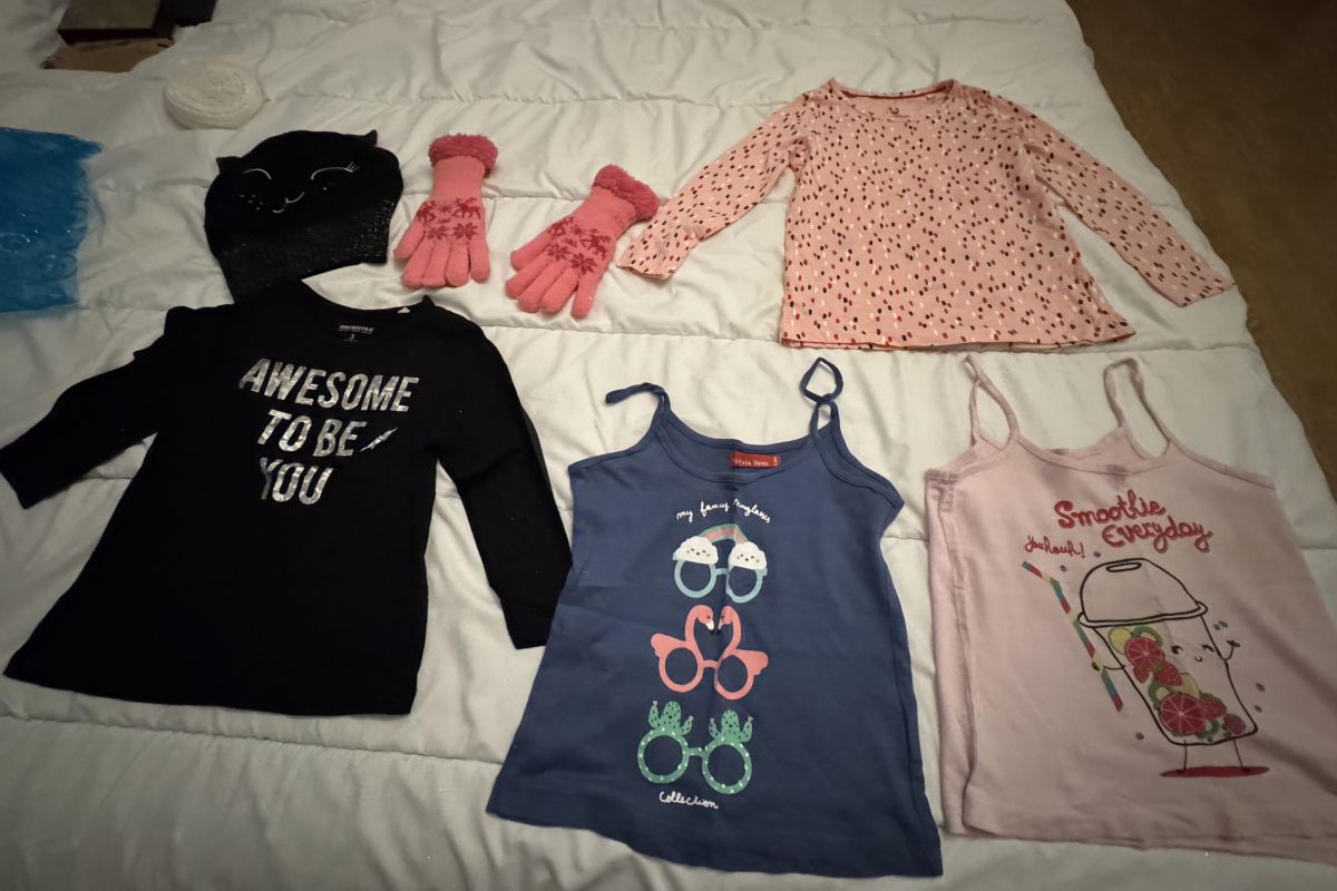 Ensemble vêtements fille, taille 3 ans 