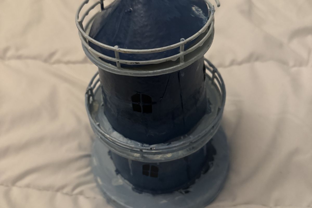 Photo 2 Phare décoration bleu 