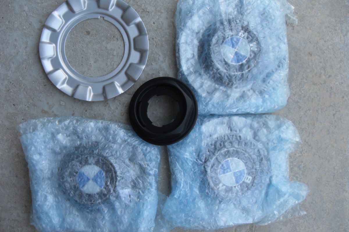 4 x cache s central métal et hexagone plastique s avec écussons BMW caches centraux centres d'origine gaufres pour jante BBS RZ RG 15 p 16 15