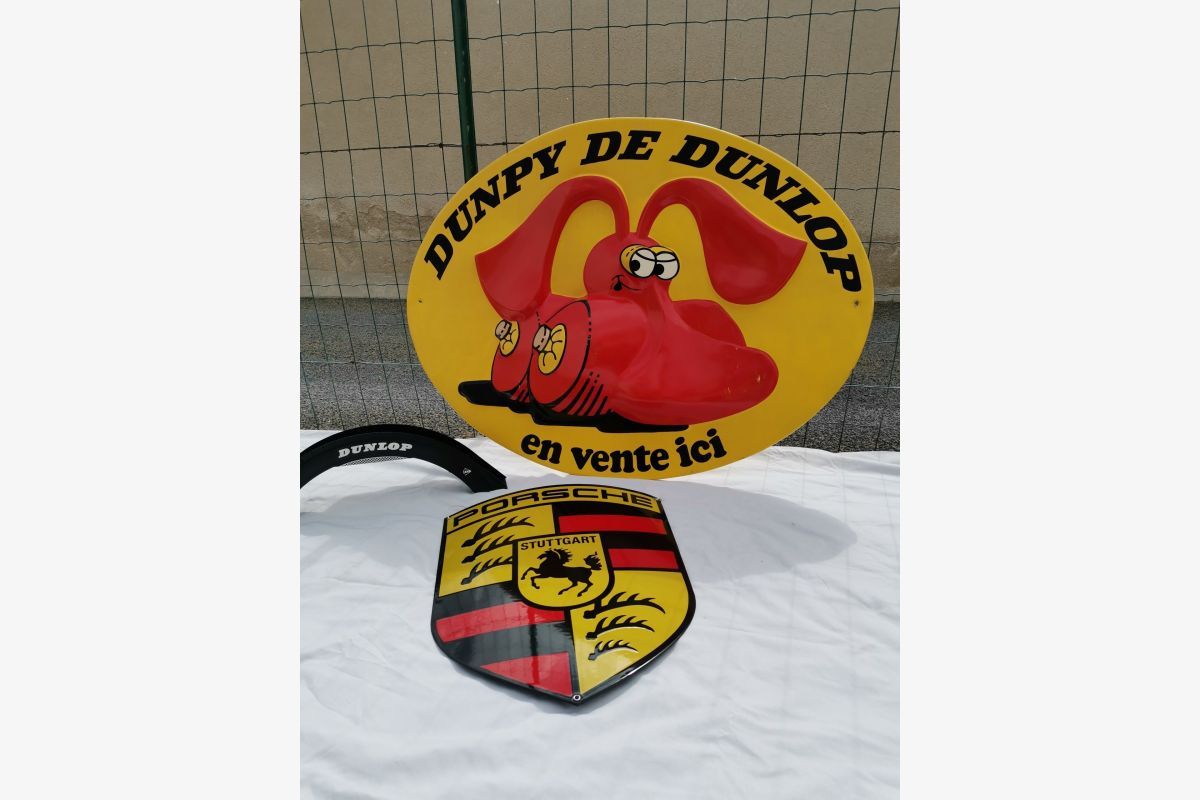Ancienne plaque Dunpy Dunlop