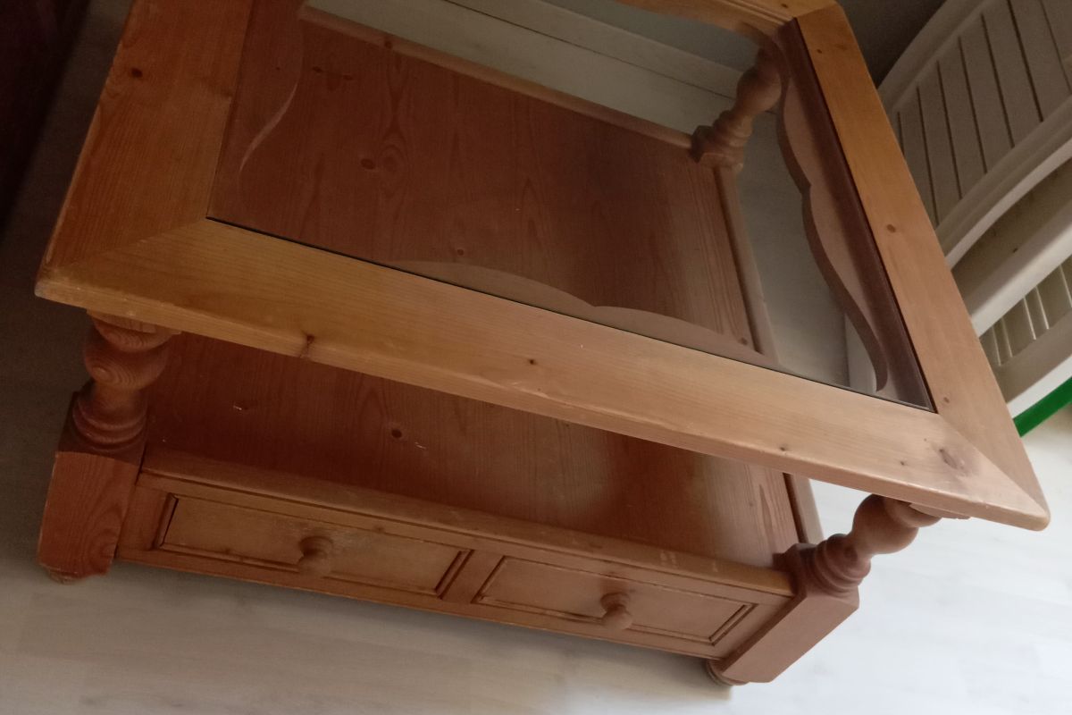 Photo 2 Table basse en pin naturel
