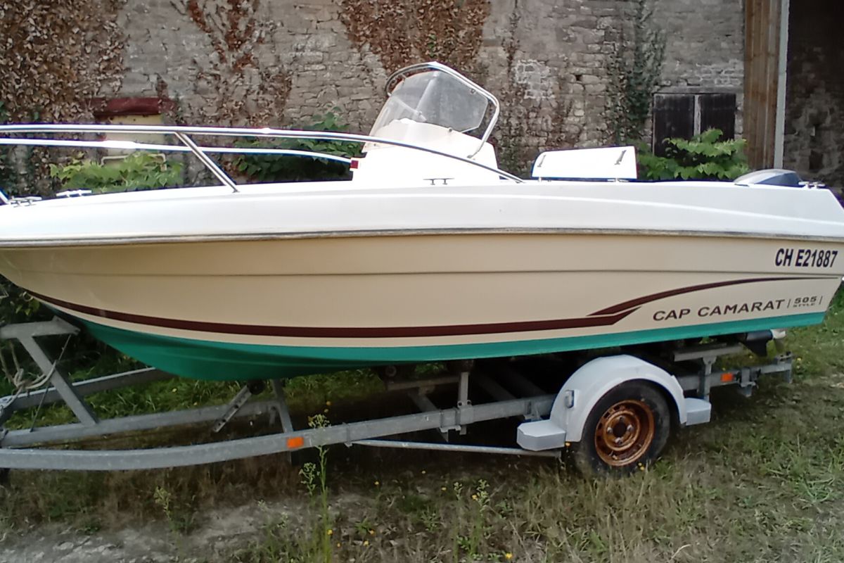 Cap Camarat 505 50 cv, 2010 remorque