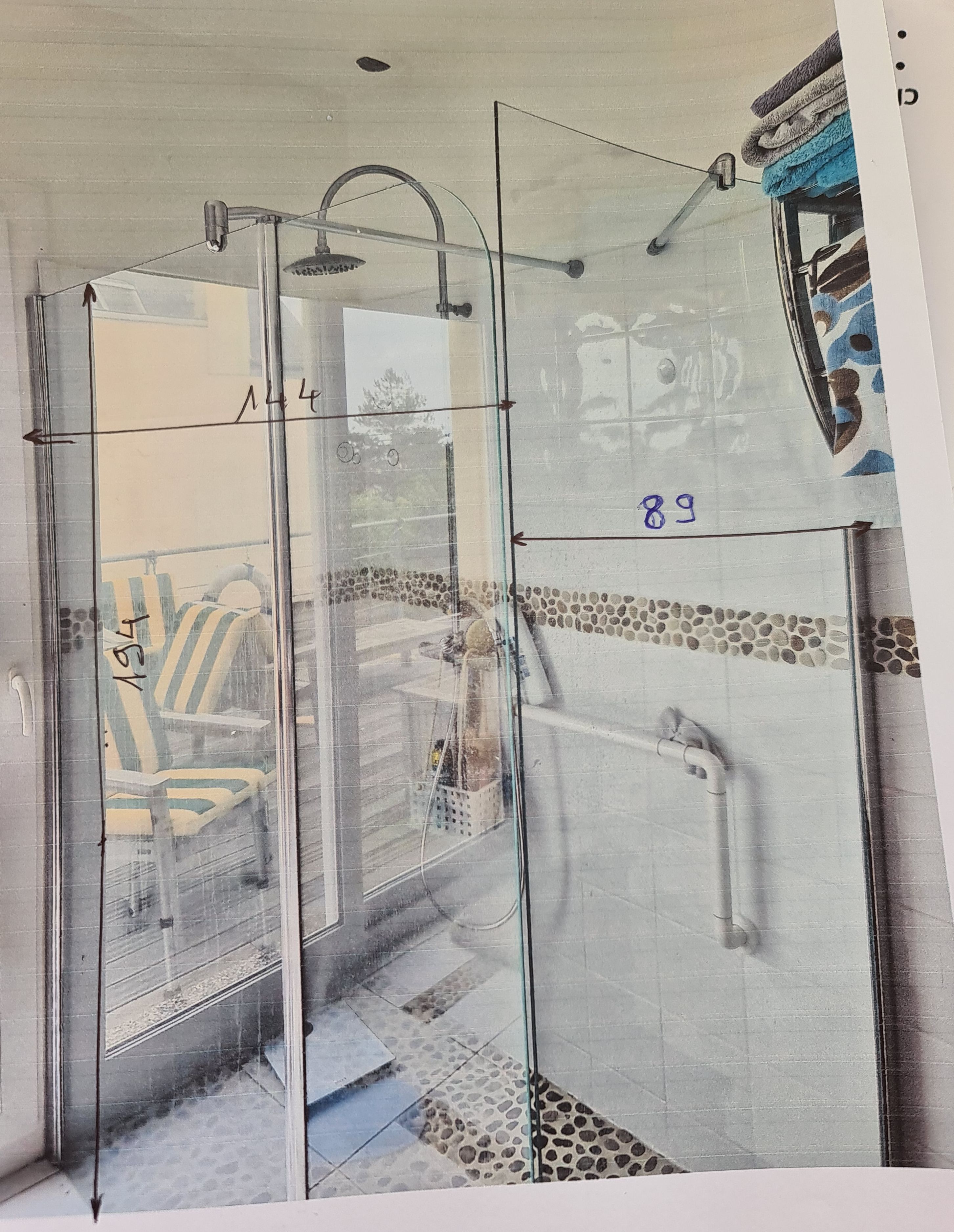 Paroi de douche