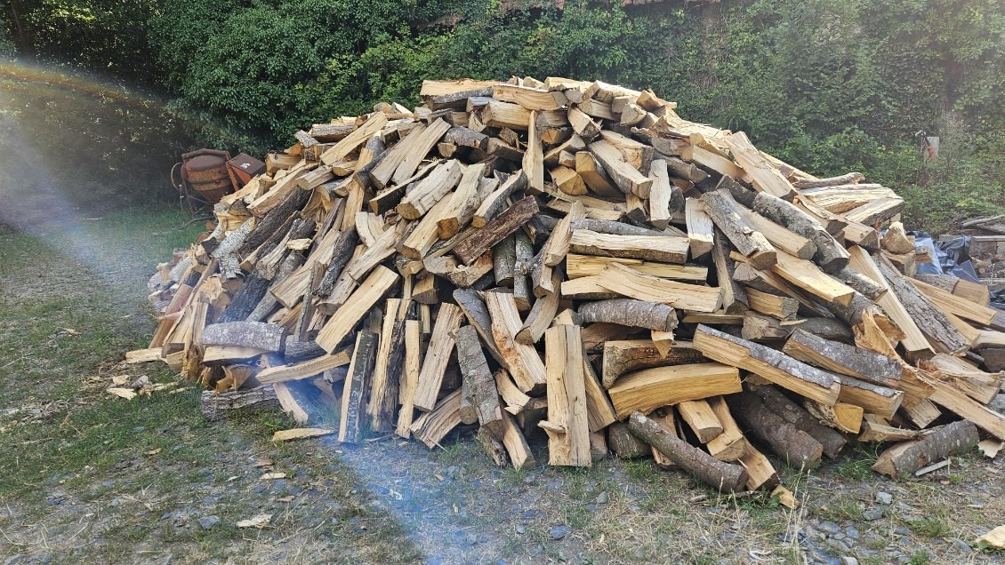 Plusieurs stères de bois 