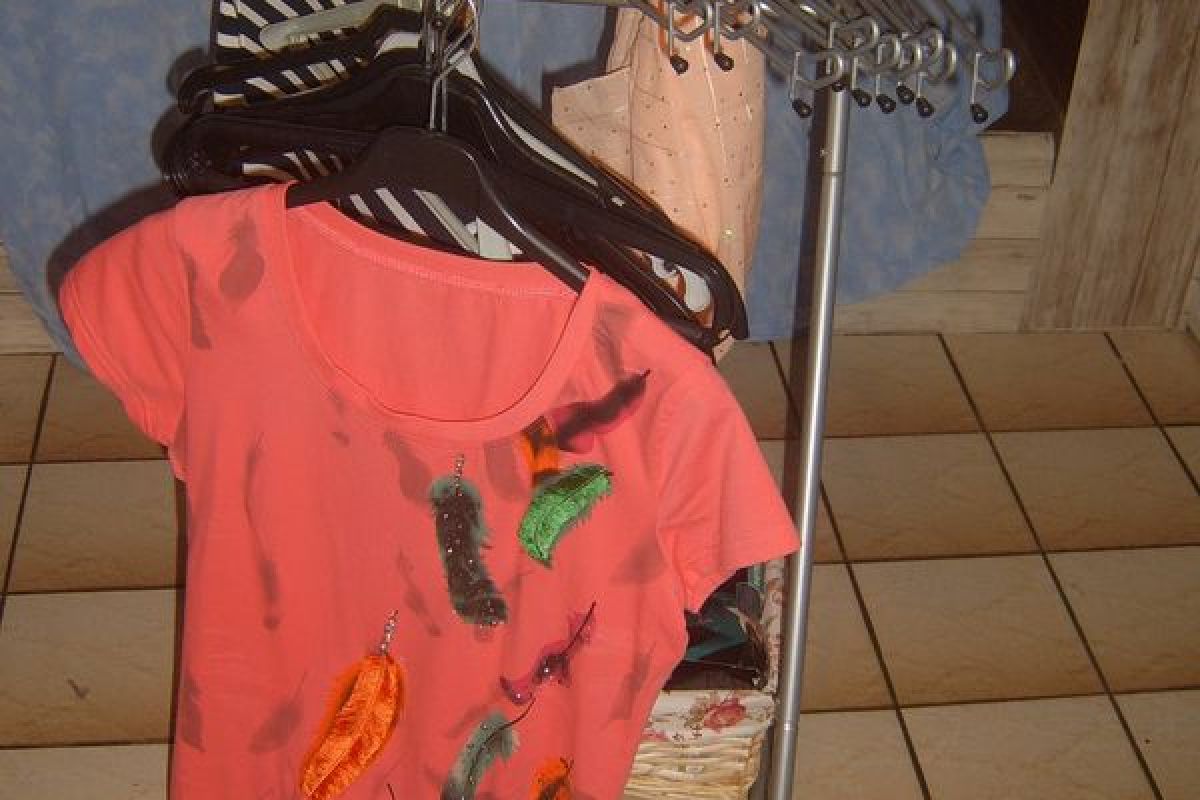 Dressing 10 double tringles métal pivotant sur roulettes, état neuf