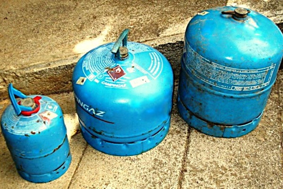 Campingaz 907, 904 et 901 vides