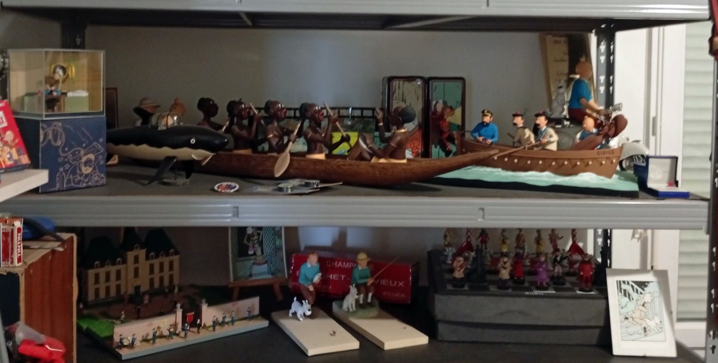 Collection de figurines de Tintin