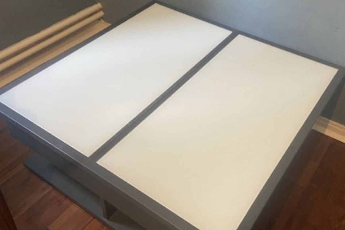 Table basse extensible