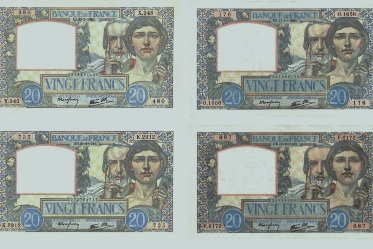 F 12 lot 8 billets 20 f sciences