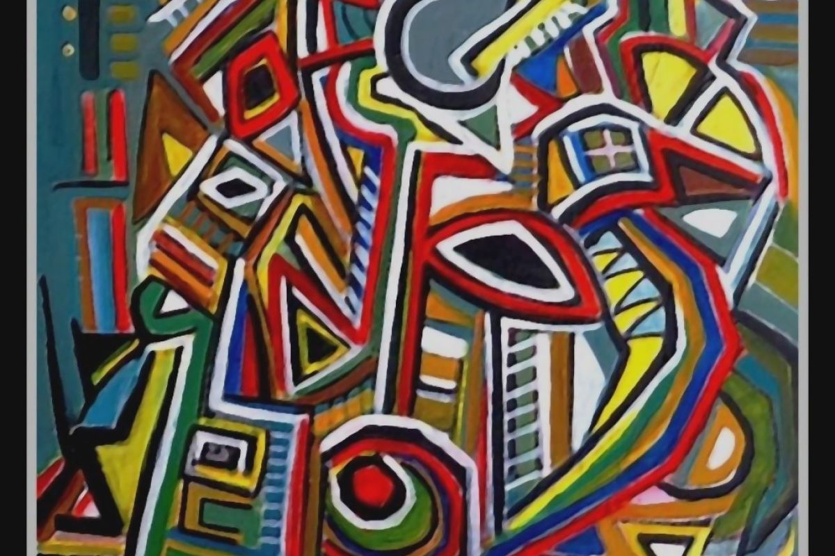  Skenggie tableau abstrait