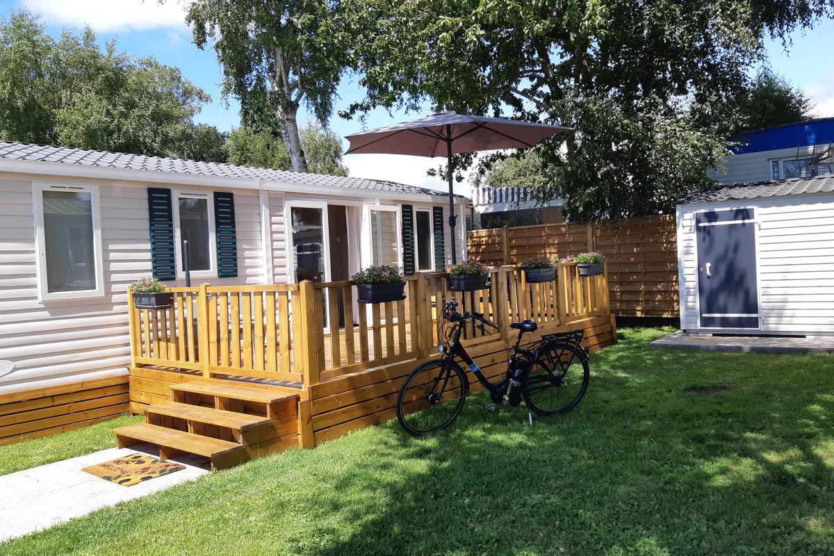 Mobil-home IRM 3 chambres sur Camping 3*** région Jullouville 50