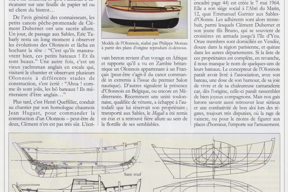 Photo 2 Vends canot à voile Olonnois