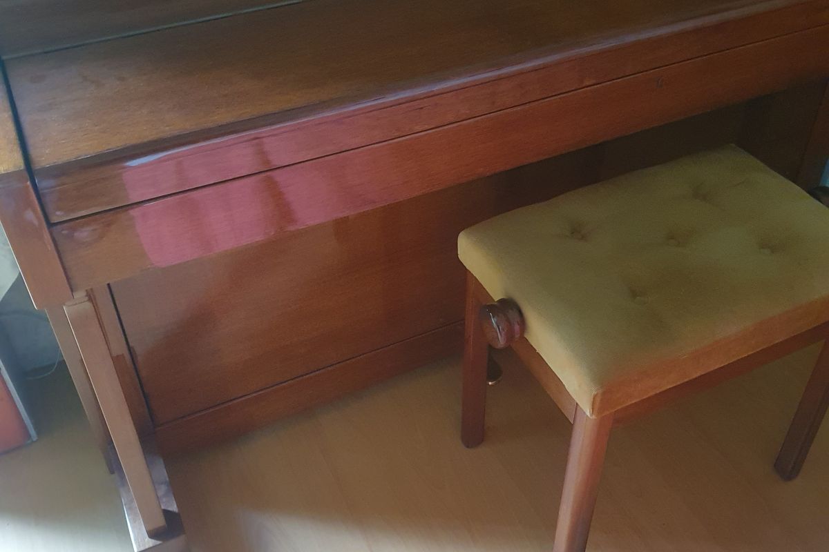 Photo 2 Beau piano droit acajou verni