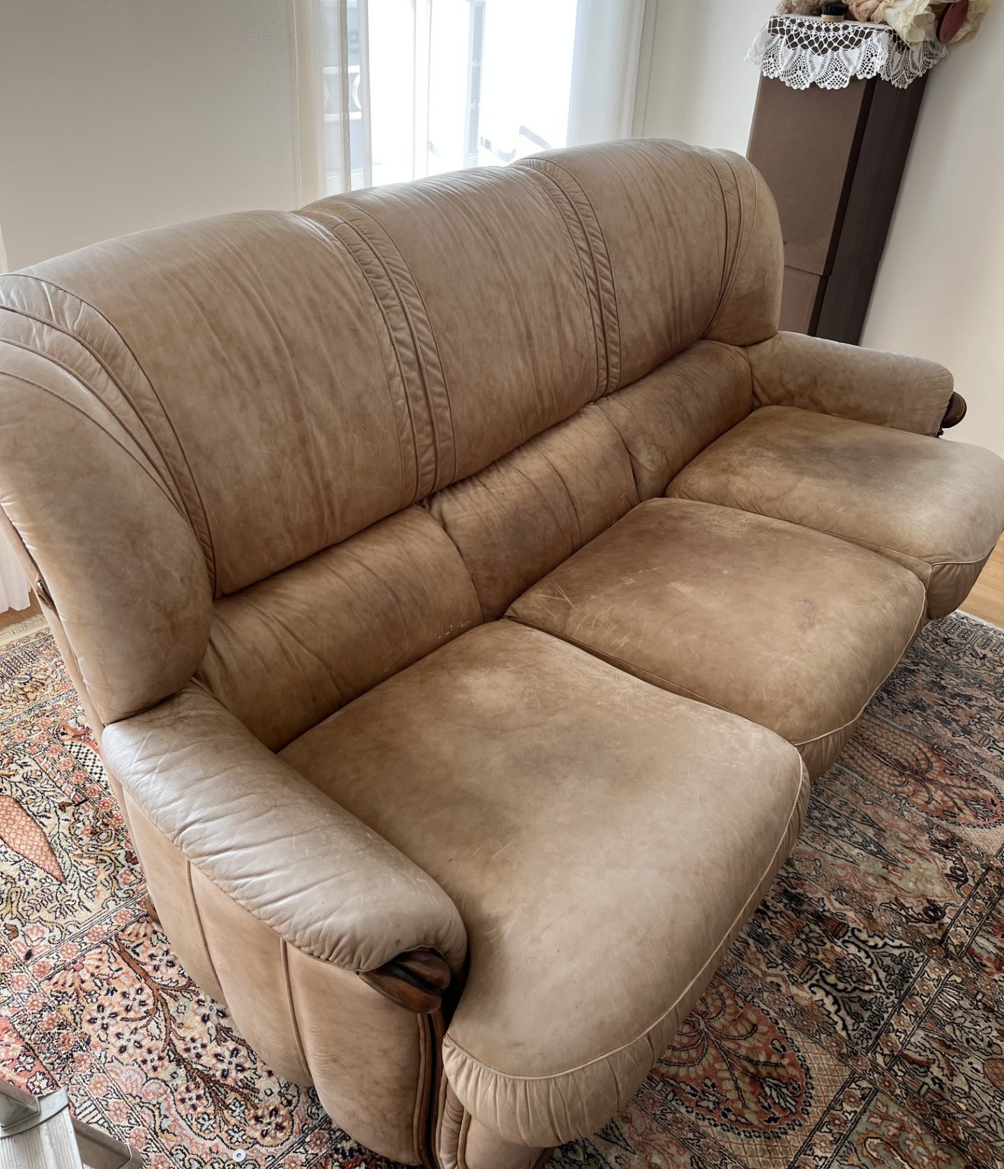 Canapé 3 places et deux fauteuils