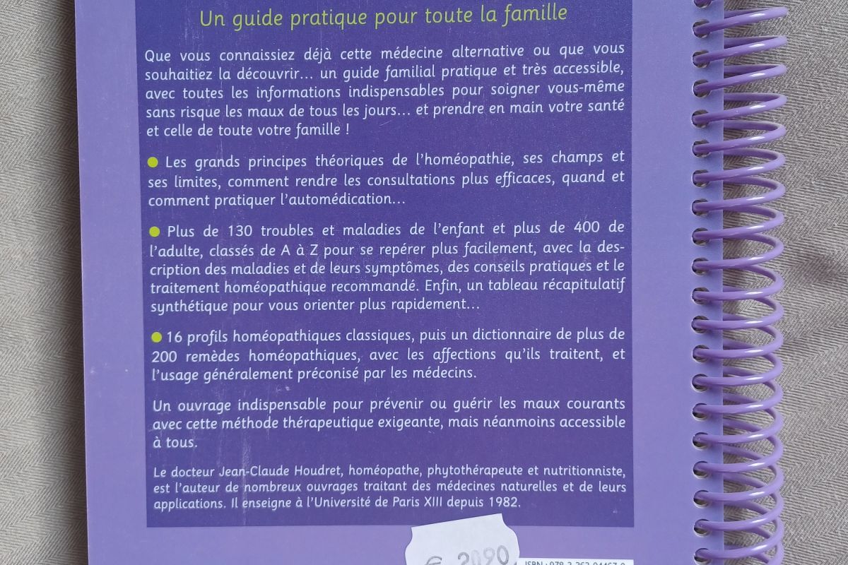 Photo 2 Grand livre sur l'Homéopathie neuf