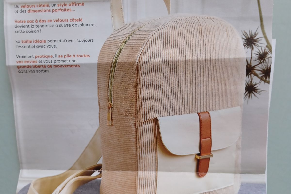 Photo 3 Sac à dos neuf en velours