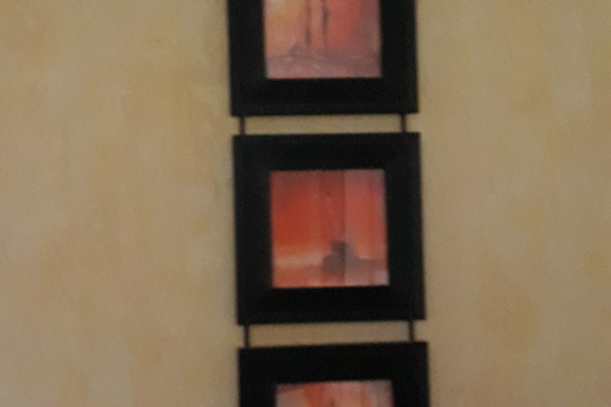 Photo 2 Lot de 2 tableaux vitrés 