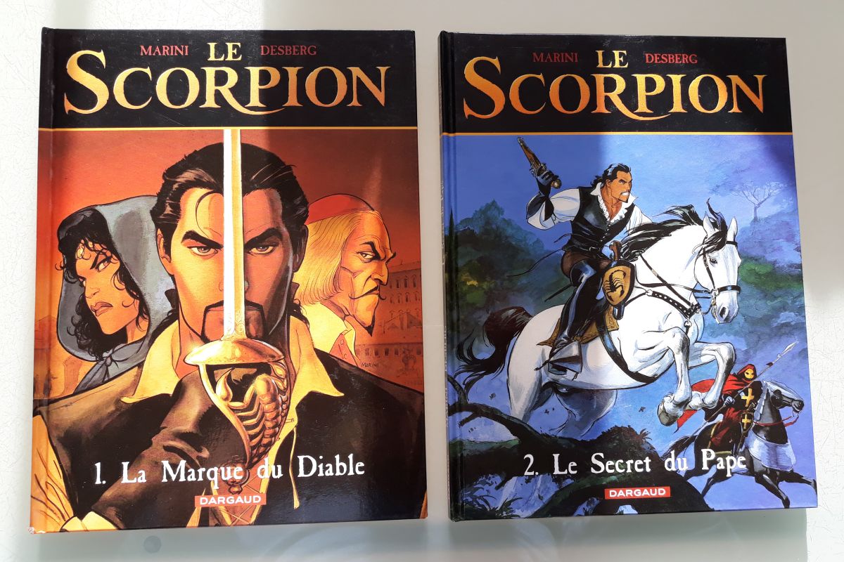 Lot de 2 BD neuves : Le Scorpion