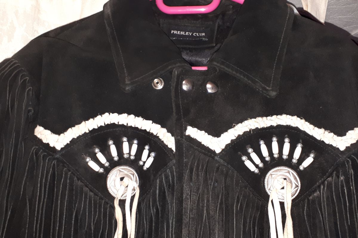 Photo 2 Veste western country en peau 