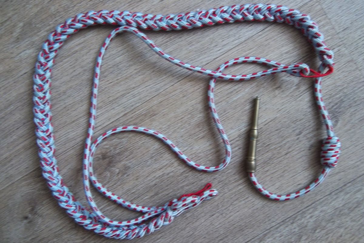  fourragère militaire insigne collection vintage 