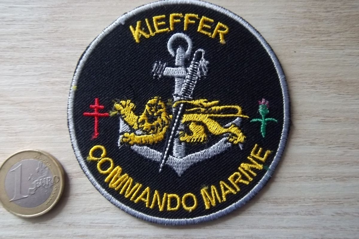 écusson militaire commando marine Kieffer insigne collection