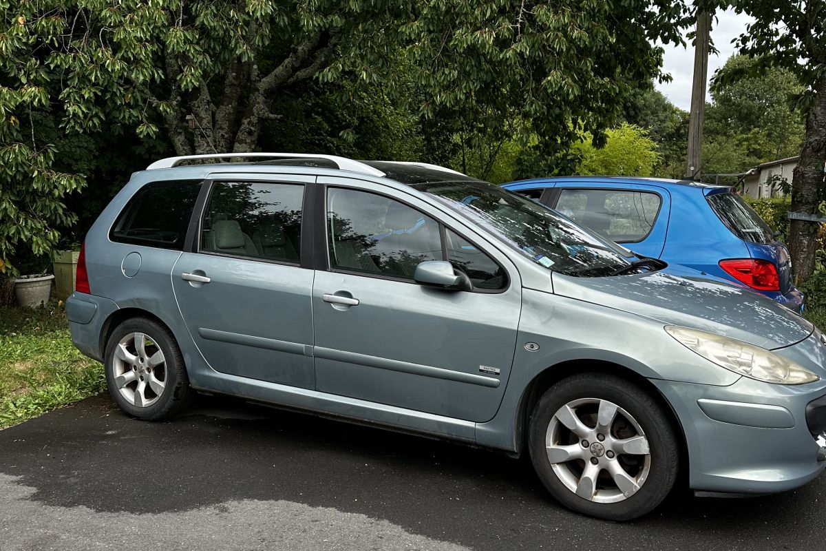 Vend 307 sw voiture  entière pour pièces 