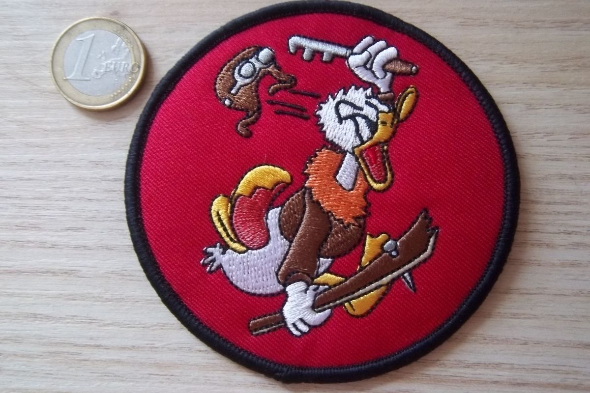 écusson Donald Duck 309th Fighter Squadron US Army Airforce USAAF