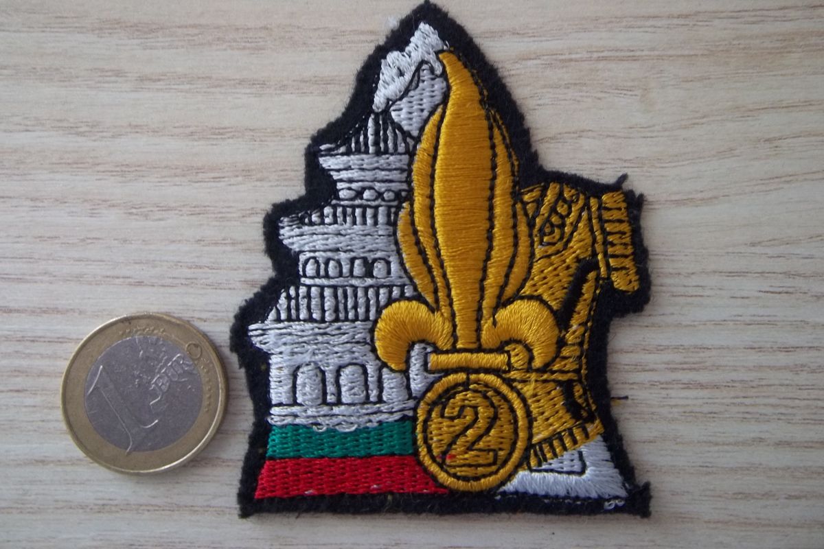 écusson militaire 2 éme régiment étranger du génie légion 