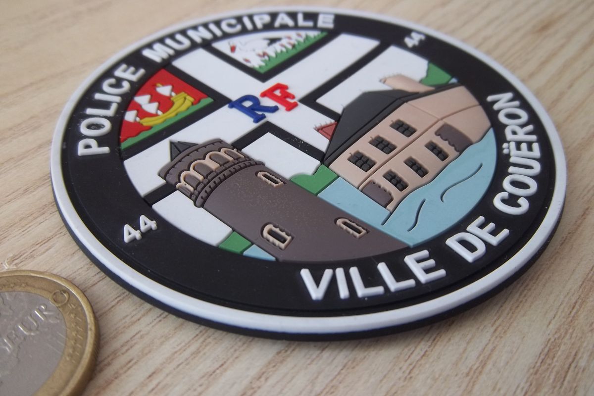 Photo 2  exemplaire unique ! prototype ! écusson patch Couëron insigne Loire-Atlantique