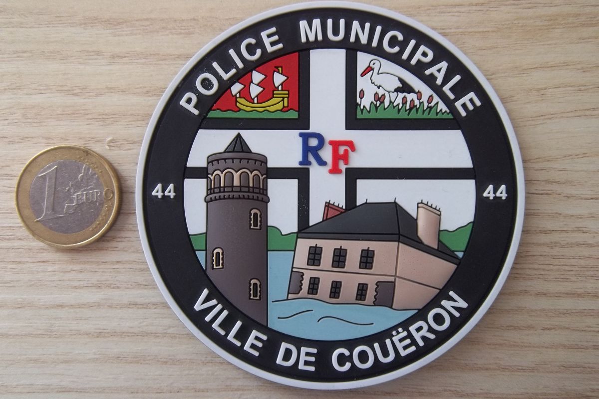  exemplaire unique ! prototype ! écusson patch Couëron insigne Loire-Atlantique