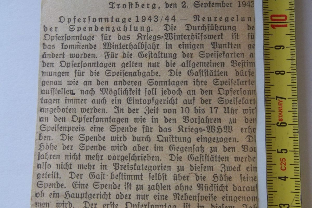 Photo 3 coupure journal décès grenadier Allemand 1943 document militaire 