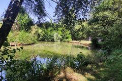 Terrain de loisirs avec étangs