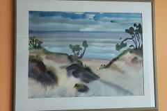 Aquarelle peinture de la collection, 2000, 94x74cm