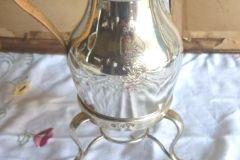 Rare cafetière égoïste en argent massif poinçon anglais silver XIXem