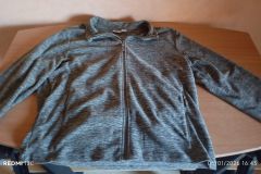 2 gilets polaires fins gris clair 