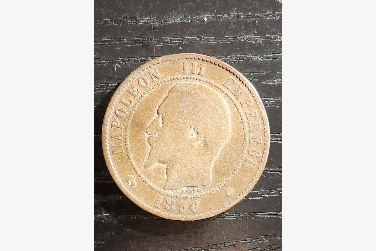 Pièce monnaie France 1856 Napoléon III Empereur, atelier B, 10 centimes - 149863_68285a010bcf49-76140643.jpg
