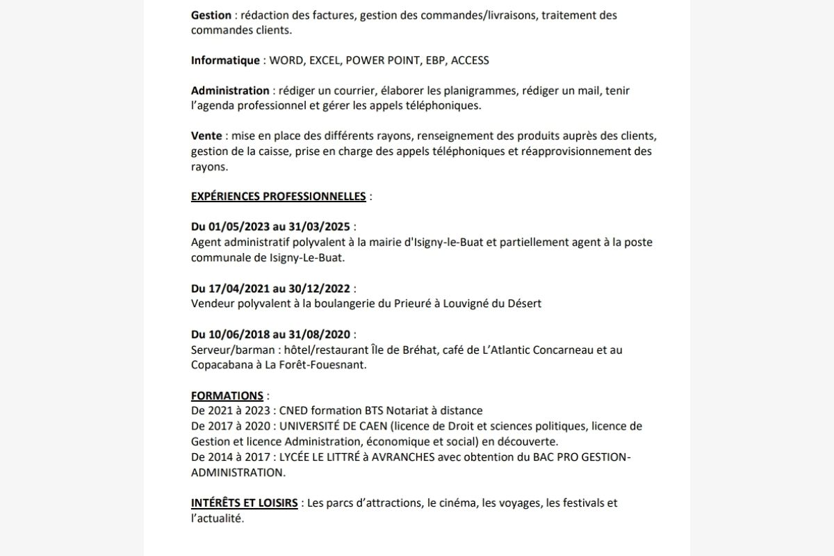 Photo 1 Recherche emploi temps partiels 15h/semaines maximum 